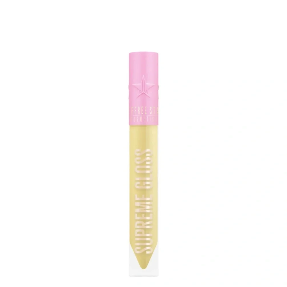 URETHXA- New in box‎ Jeffree Star Supreme Gloss Pale Yellow LipGloss Shiny Gloss